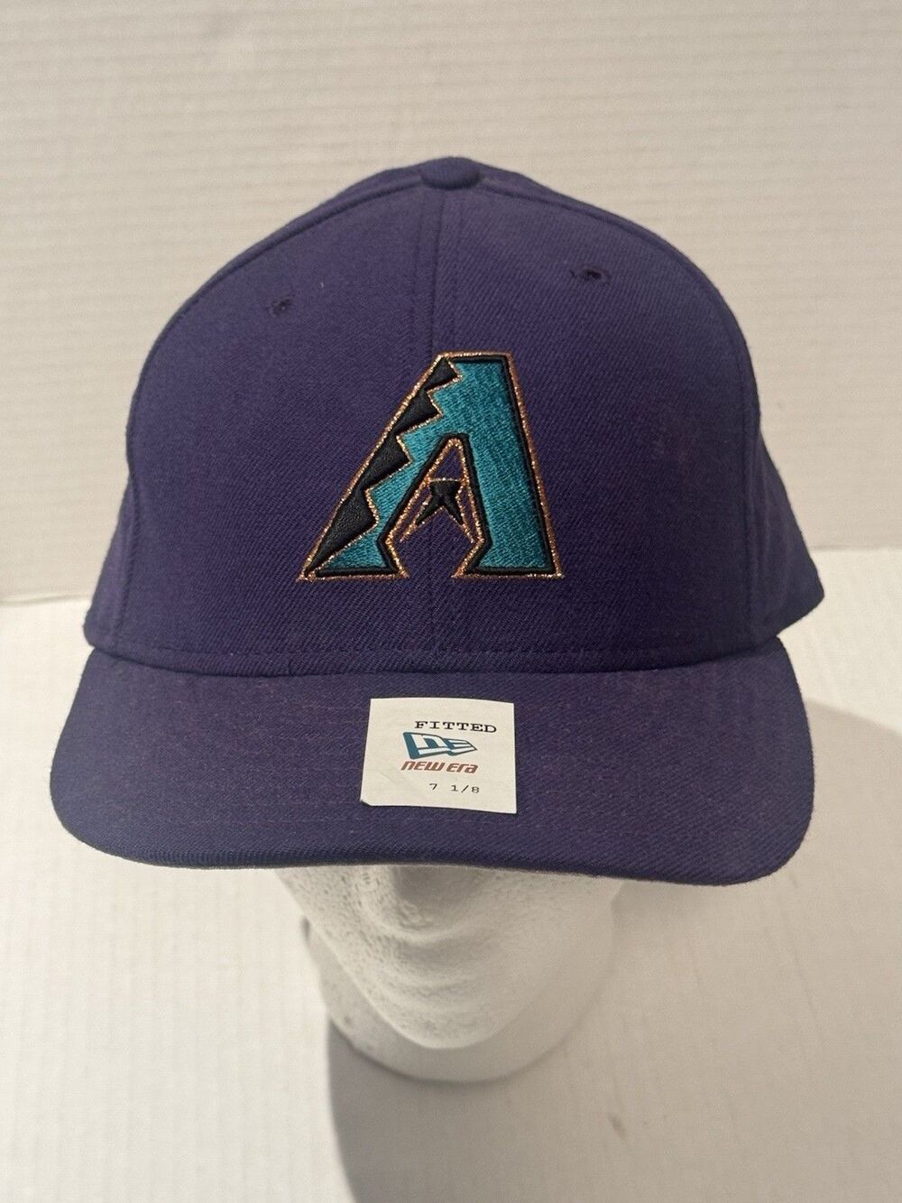 Vintage 100% Wool Made In USA Arizona Diamondbacks Fitted  - New Era 7 1/8